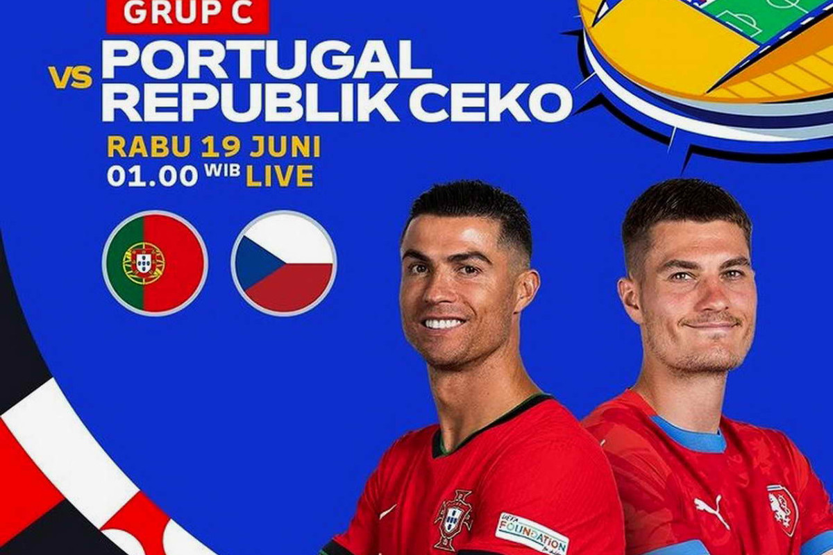 NONTON Siaran Langsung Portugal vs Republik Ceko EURO 2024, Live Gratis di TV RCTI Kickoff Pukul 02.00 WIB