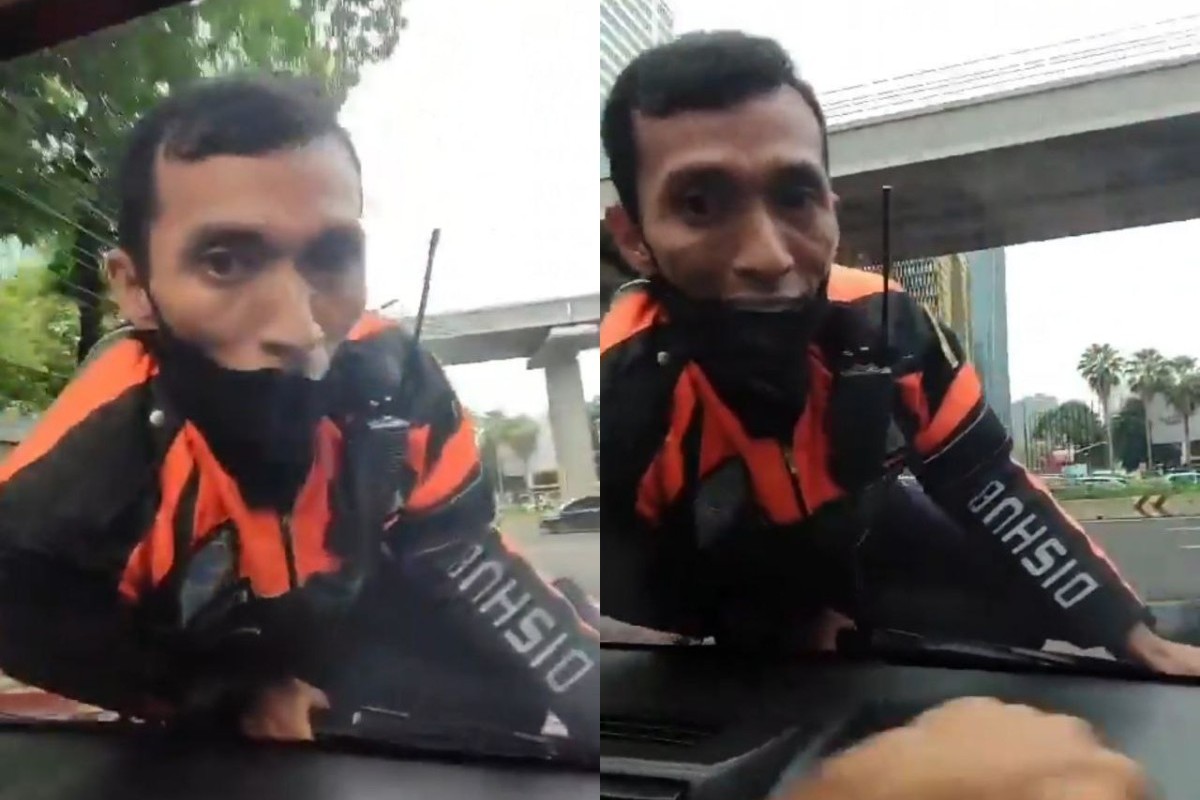 Video Viral Kronologi Petugas Dishub Tersangkut di Kap Mobil, Penumpang Mobil Sempat Acungkan Jari Tengah dan Tak Mau Ngaku?