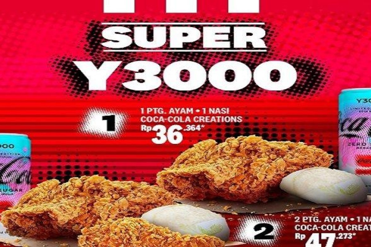 Promo Diskon KFC Hari Ini Senin, Spesial Paket Rp 36 Ribuan Ada Super Y3000 dan Super Besar New